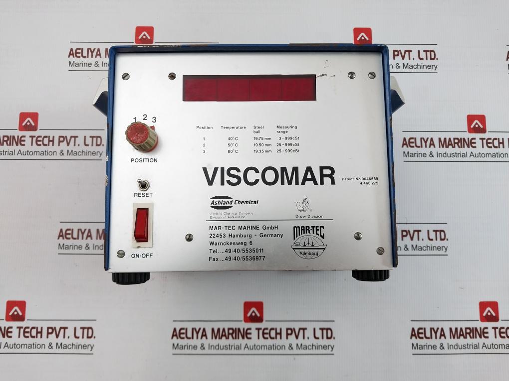 Viscosity Analyzer Viscomar Mar-tec Marine