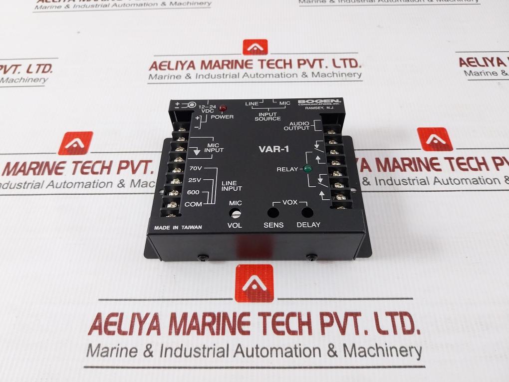 Voice Activated Relay 12-24Vdc Bogen Communications Var1