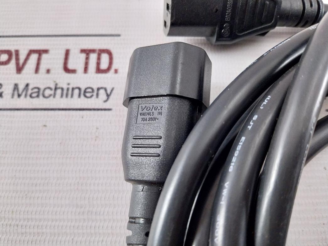 Volex V1625Bs Power Cable Cord E62405Sp 10A 250V- 3G1.5Mm2 Gtsa-3 4-mt