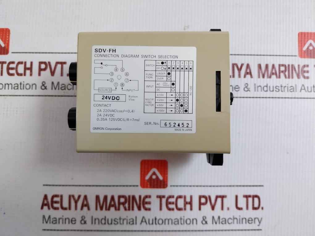 Voltage Sensor Sdv-fh2 Omron 24Vdc
