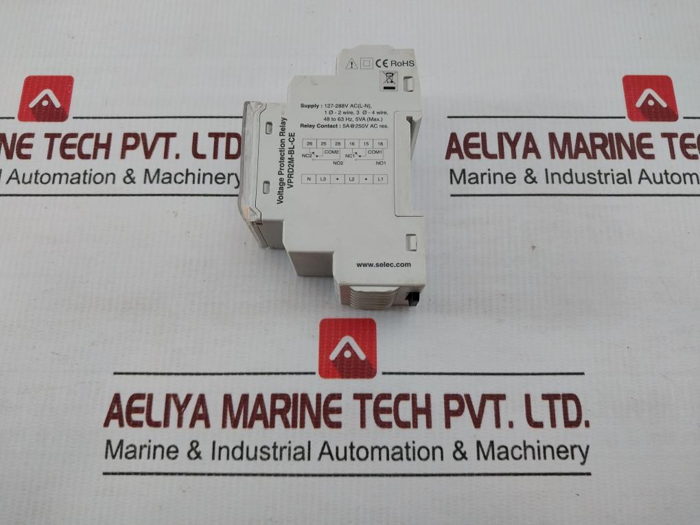 Vprd2M-bl-ce Voltage Protection Relay Selec 127-288V Ac (L-n)