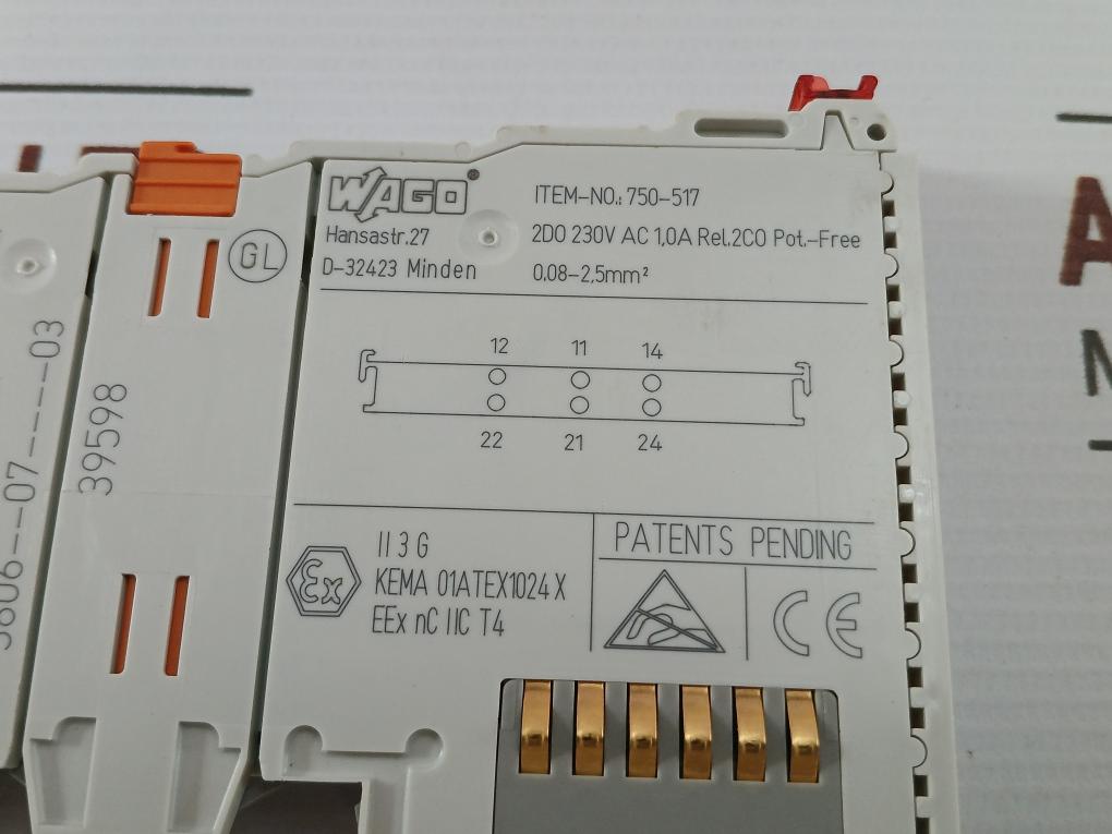 Wago-230V-Ac-0-08-2-5Mm2-39598-Digital-Output-Module-750-517-210014-7