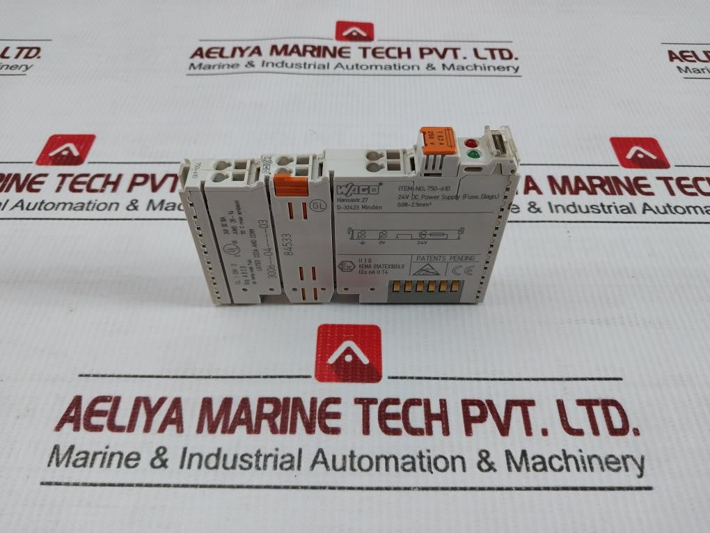 Wago-Power-Supply-750-610-24v-Dc-10a-In-Used-6