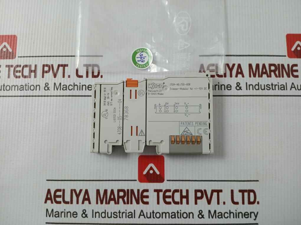 Wago 24V Dc Output +/- 12Vdc Trimmer-module 750-608