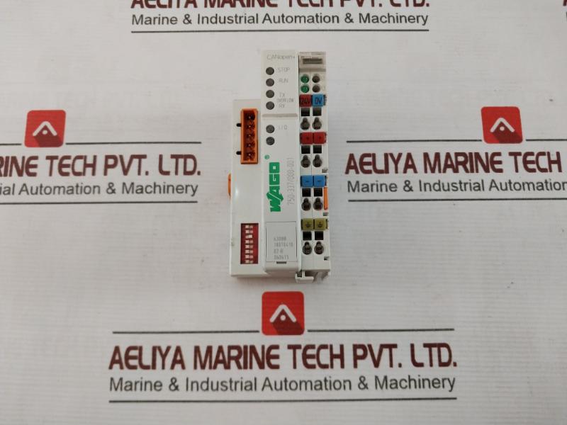 Wago 750-337/000-001 Fieldbus Coupler Module 24Vdc 55 C Awg 28-14