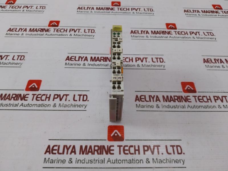 Wago 750-400 2 Channel Digital Input Module Awg 28-14 Kema 97Atex4207 X