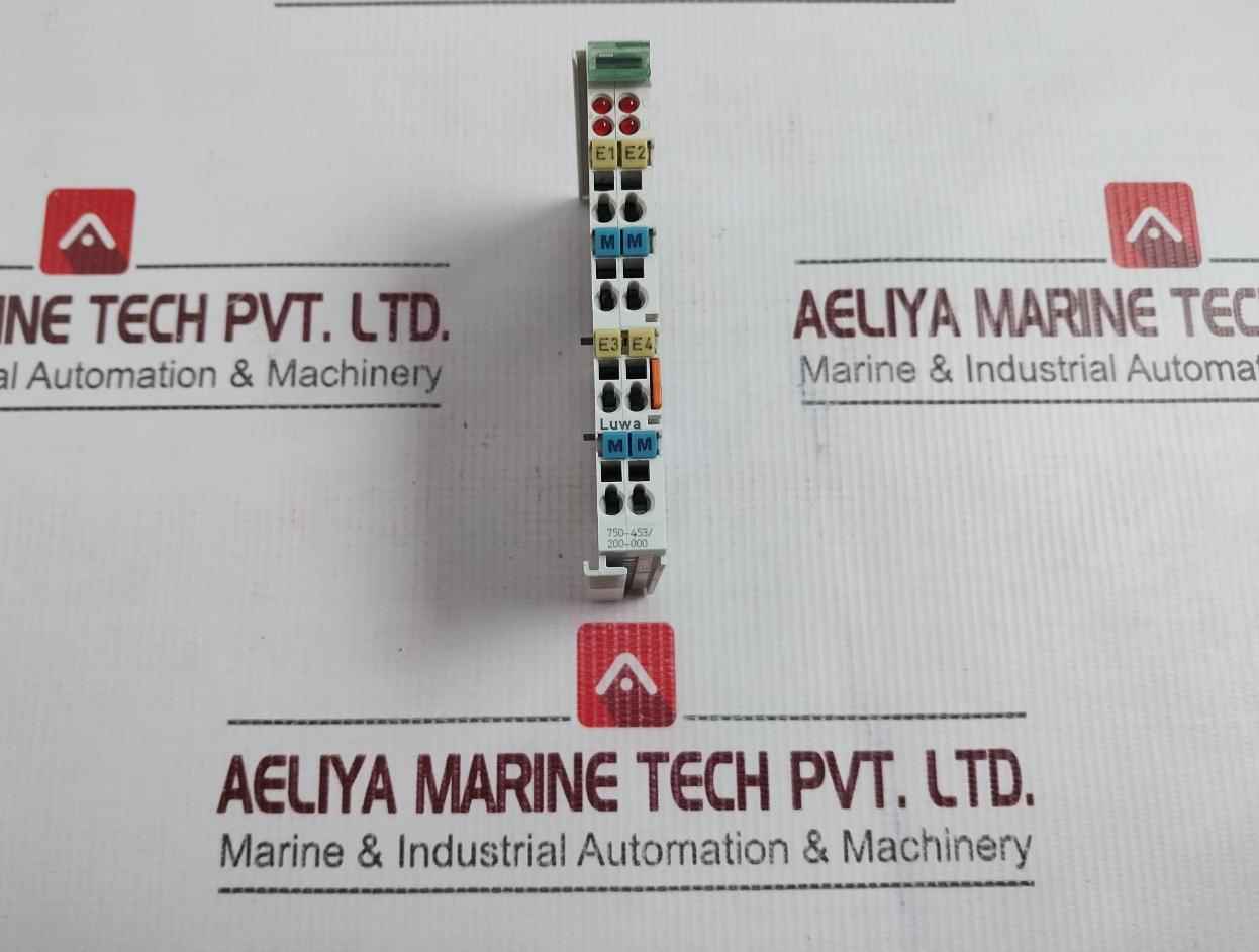 Wago 750-453/200-000 Analog Input Module 24V Dc/Awg 28-14