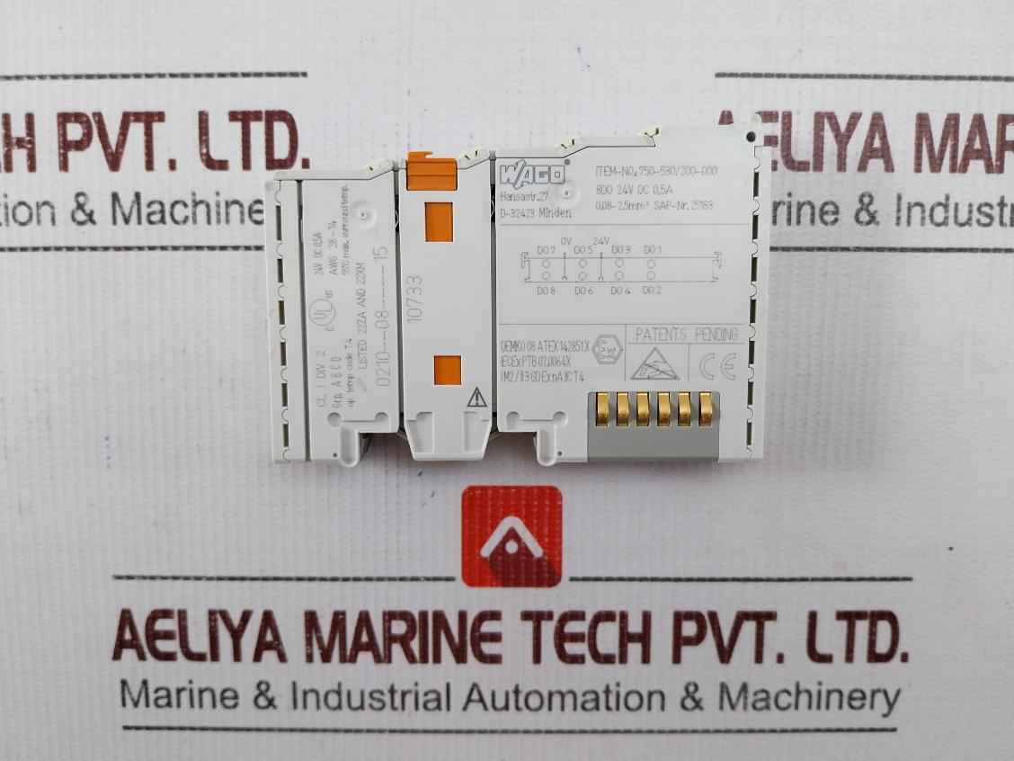 Wago 750-530/200-000 Digital Output Module 24V Dc 0.5A 10733