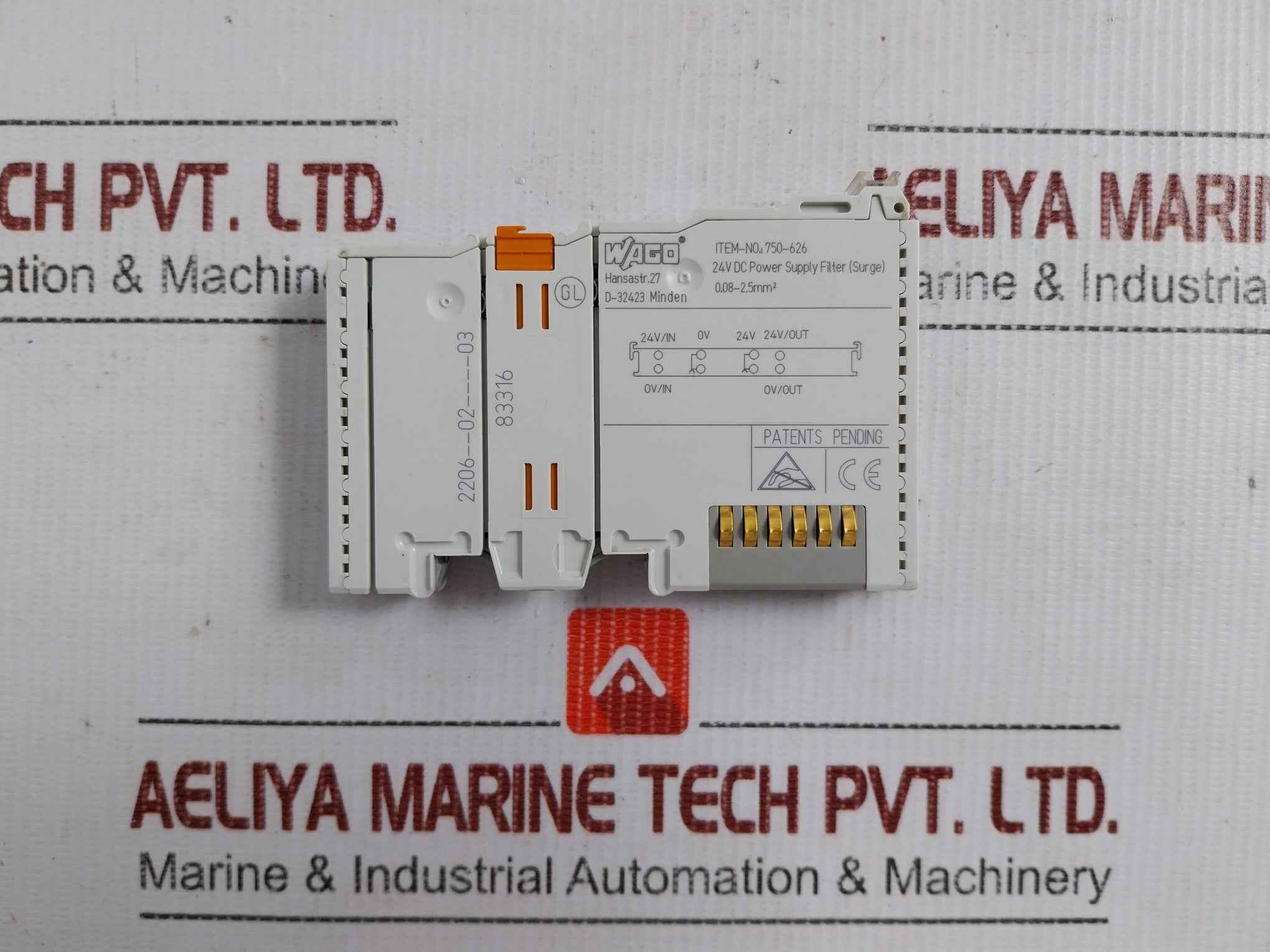 750-626 Plc Filter Module 24V Dc Wago