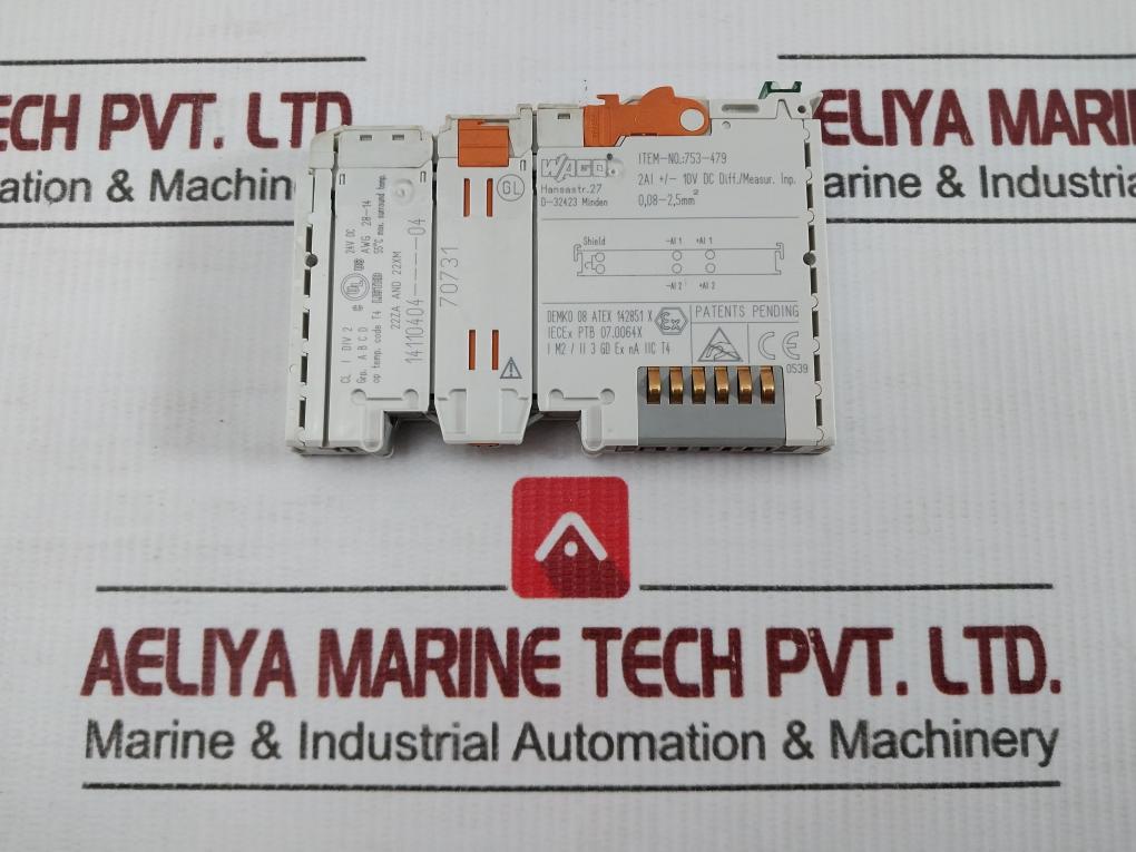 Wago Analog Input Module 753-479 24V Dc
