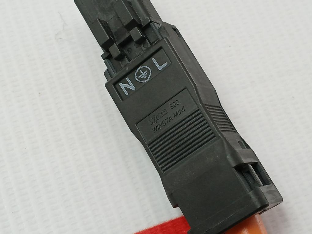 Wago Power Pluggable Connector Power Cable 1-meter 0891-0099/K000-0040 V