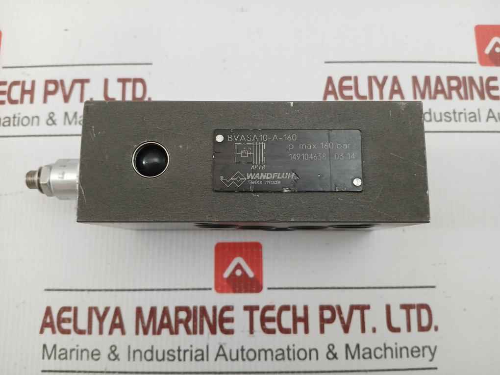 Wandfluh Hydraulic Valve 160 Bar Bvasa10-a-160