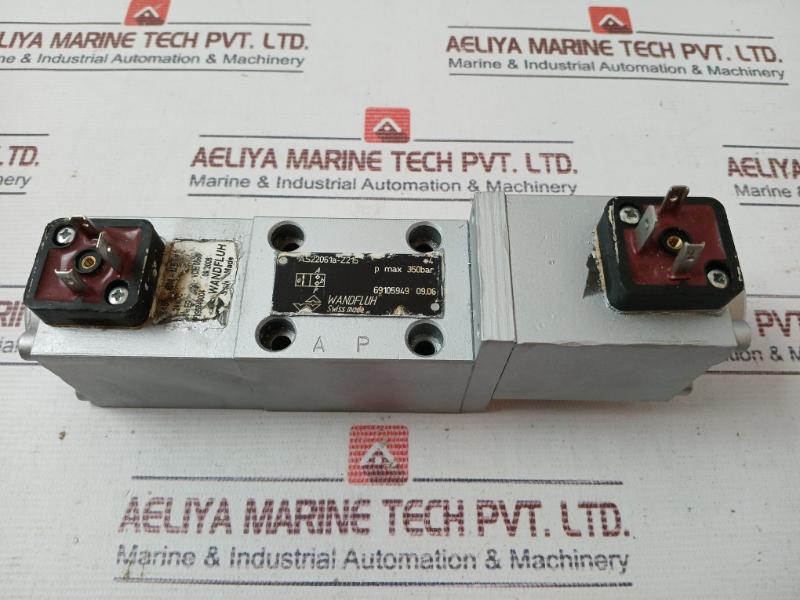 Wandfluh Sis45V-g24-m64 Solenoid Valve 24Vdc 350Bar