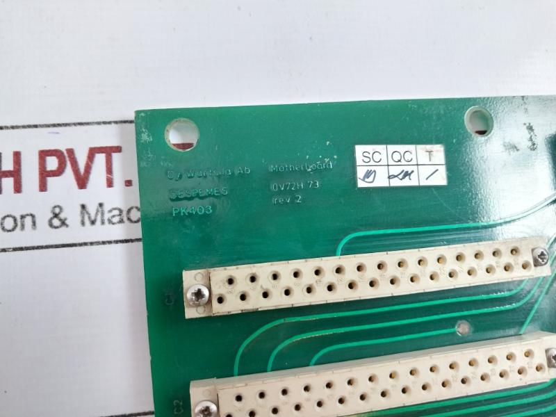 Wartsila 0V72H 73 Motherboard Pk403 Printed Circuit Board