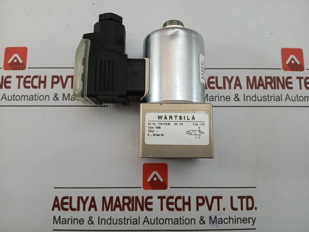 118.100.024N 3/2-way Solenoid Valve Wartsila 24V Dc