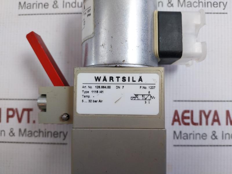 Wartsila 5-32Bar 24Vdc Solenoid Valve 1116/41