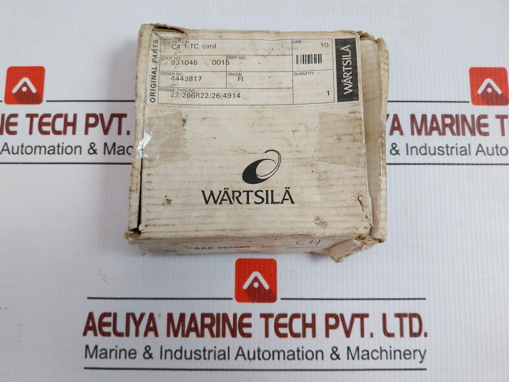 Wartsila C4 Ntc Card Engine Monitoring Pcb Ppl 81824