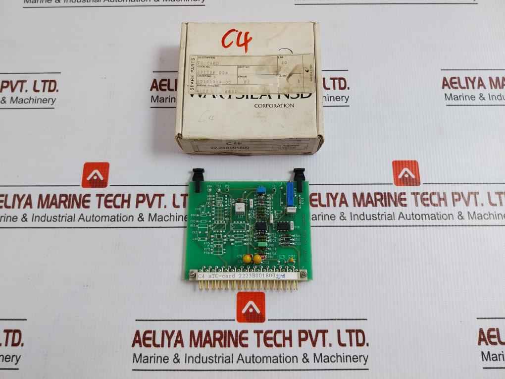 Wartsila Temperature Control Card Ppl 81824-ntc