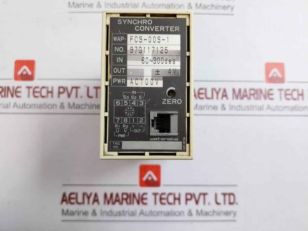 Watanabe 250V 7.5A Synchronization Converter Wap-fcs-00S-1