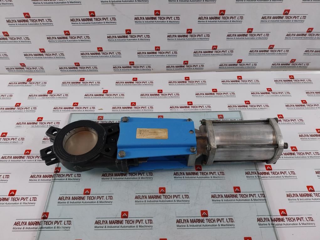 Watergates Dn 100 Knife Gate Valve With Pneumatic Actuator 230v/60hz Scanship