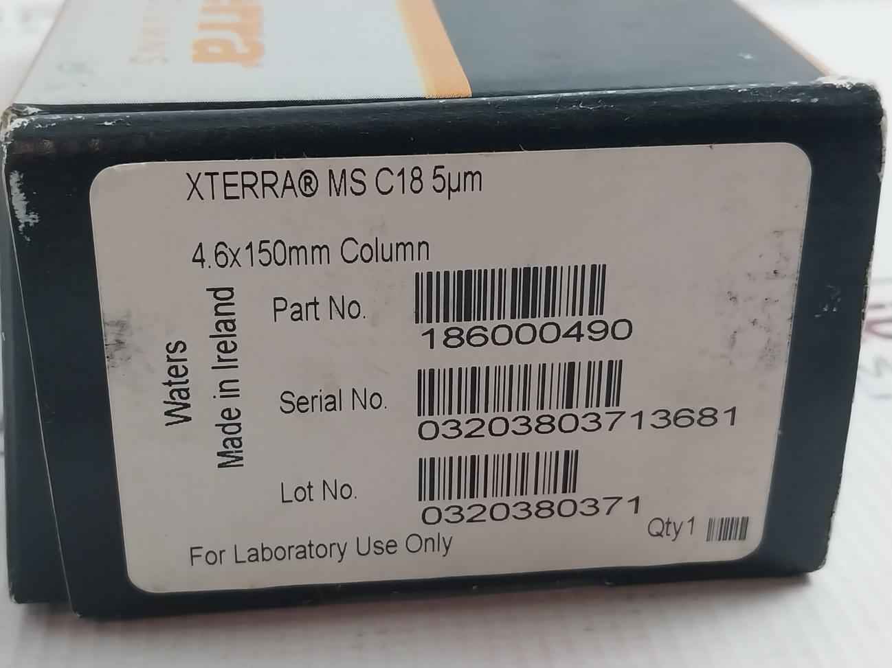 Waters 186000490 Xterra Column Ms C18 4.6X150Mm Eb434