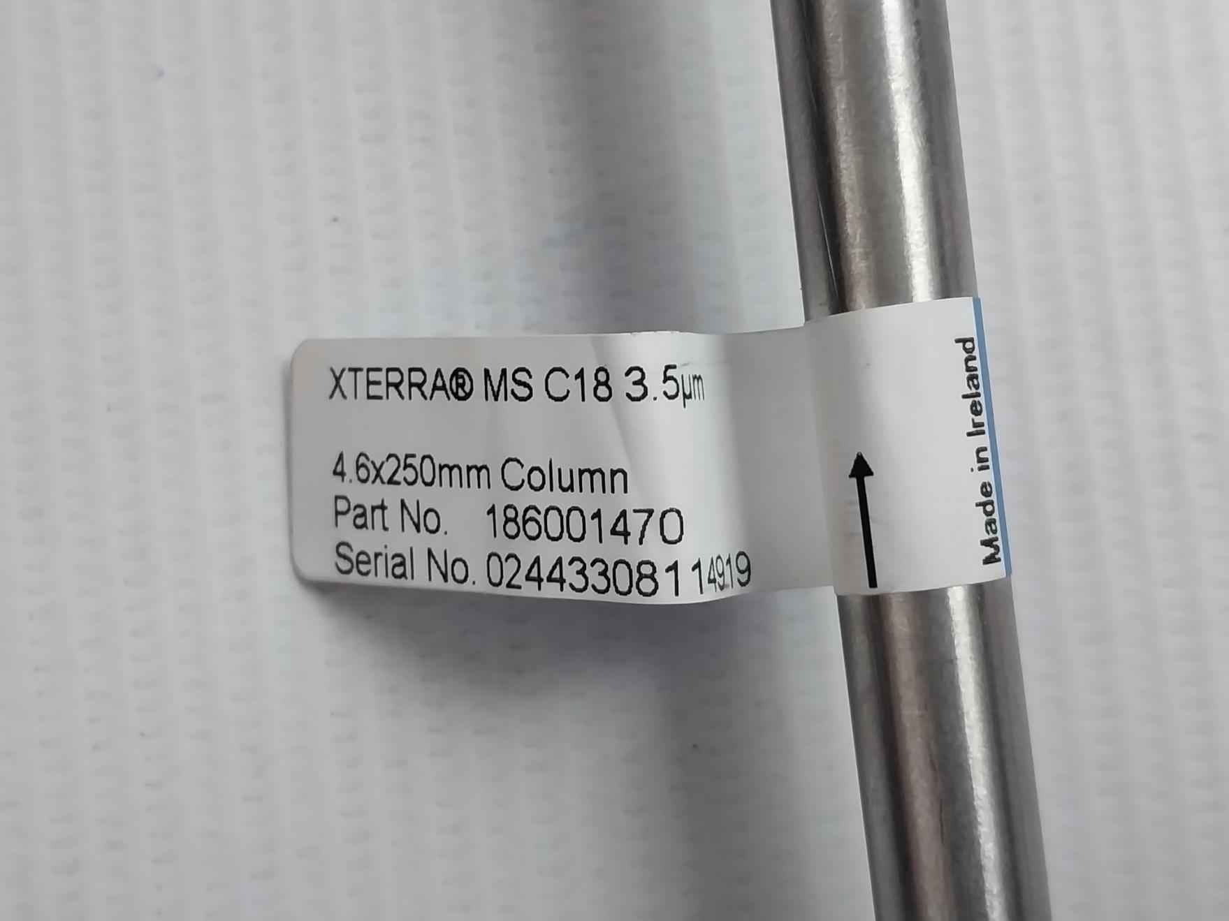 Waters 186001470 Xterra Column Ms C18 3.5 Micrometer 4.6X250Mm