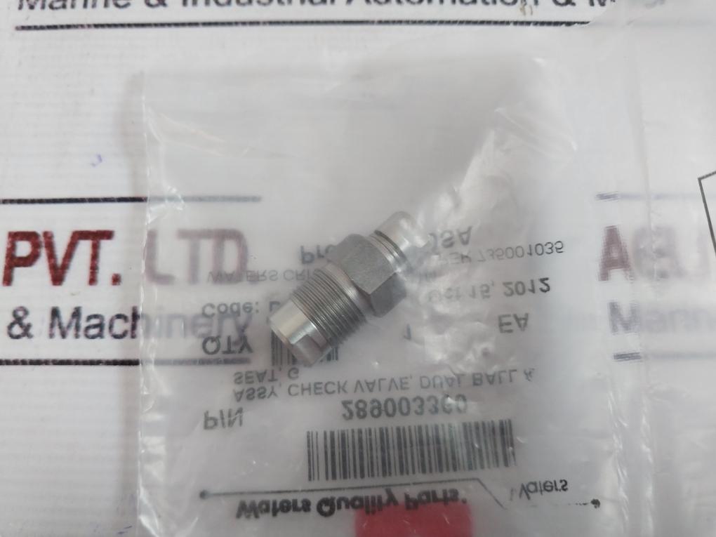 Waters 289003360 Assy, Check Valve, Dual Ball & Seat, G