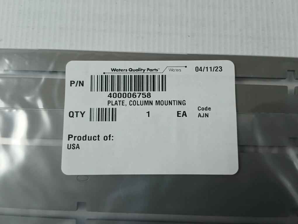 Waters 400006758 Column Mounting Plate 700010057