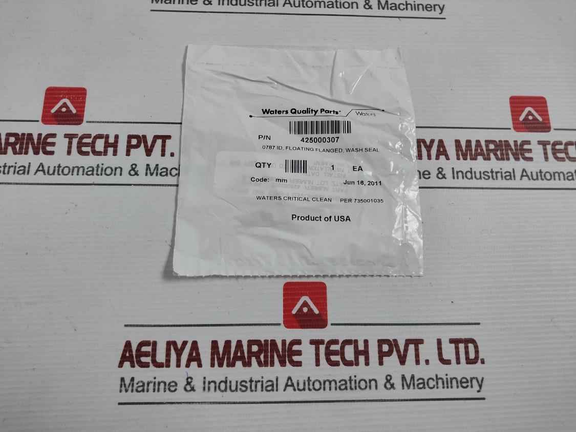 Waters 425000307 Plunger Rod Sealing Ring Rev. H