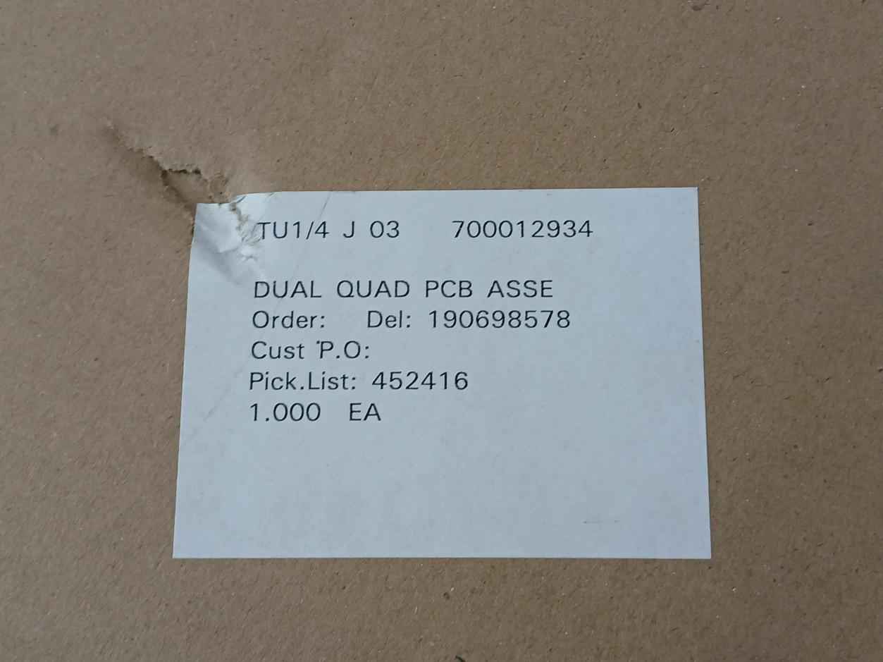 Waters 4258253dc1 Dual Qaud Pcb Assembly 700012934 24vdc 3a