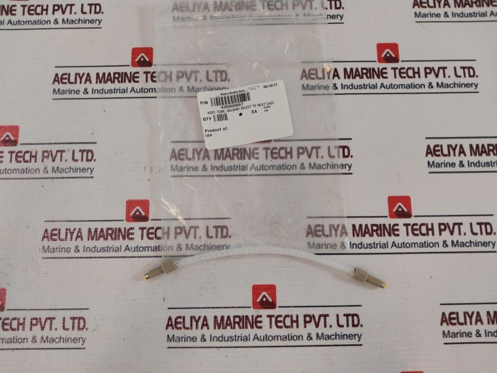 Waters 430000667 Tube Assembly Solvent Select To Inlet Chec