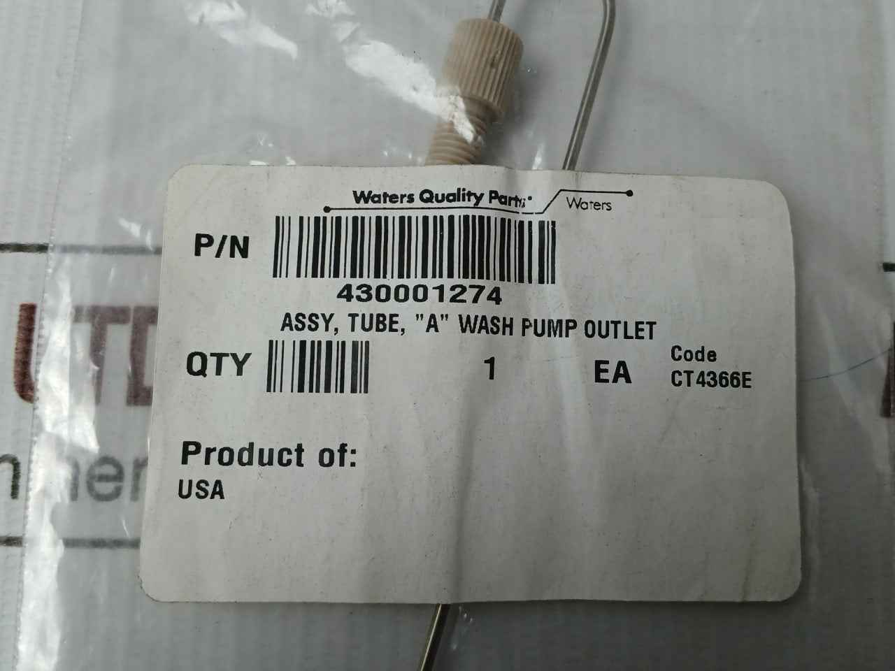 Waters 430001274 Pump Outlet