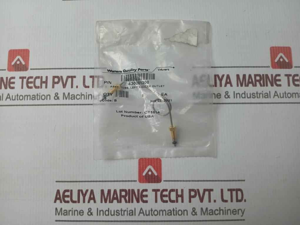 Waters 430001300 Left X-ducer Outlet Tube Assy