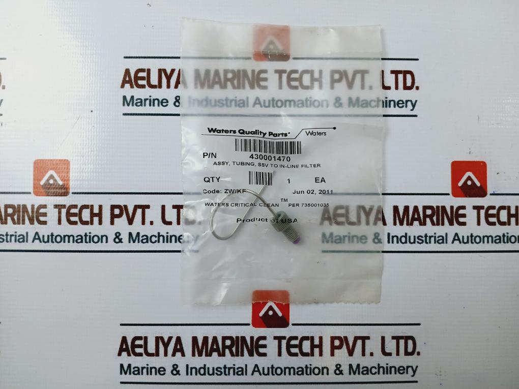 Waters 430001470 In-line Filter Tubing Assy