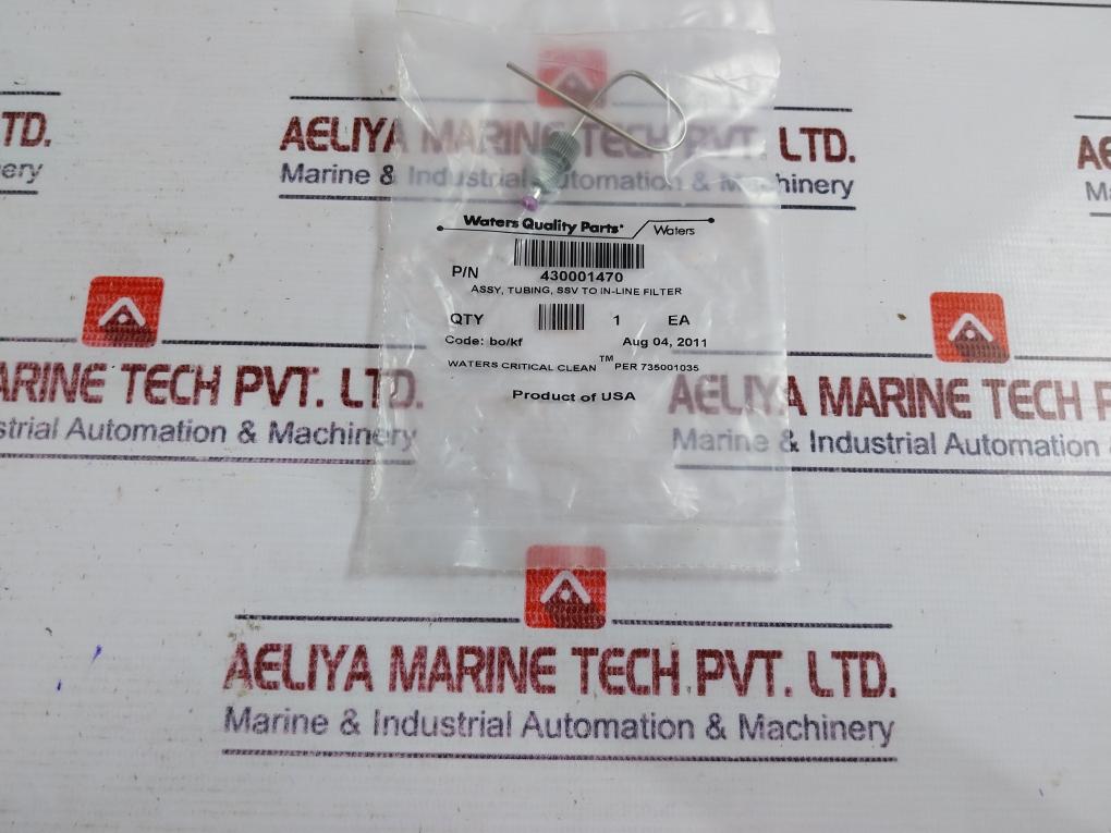 Waters 430001470 Solvent Select Valve To In-line Filter Tubing Assy Code: Bo/Kf