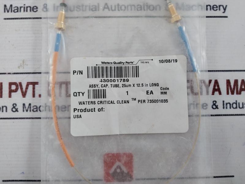 Waters 430001789 Assy Cap. Tube Col. Man. Desalt Cart 25um X 12.5 In Long