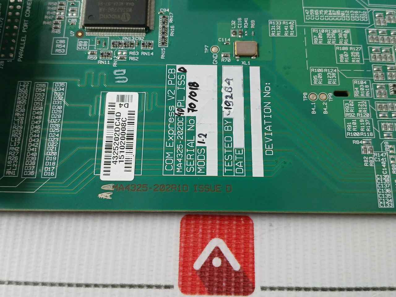 Waters Tsl1-4 Com Express V2 Printed Circuit Board Rev C Ma4325-202Dc40Pl