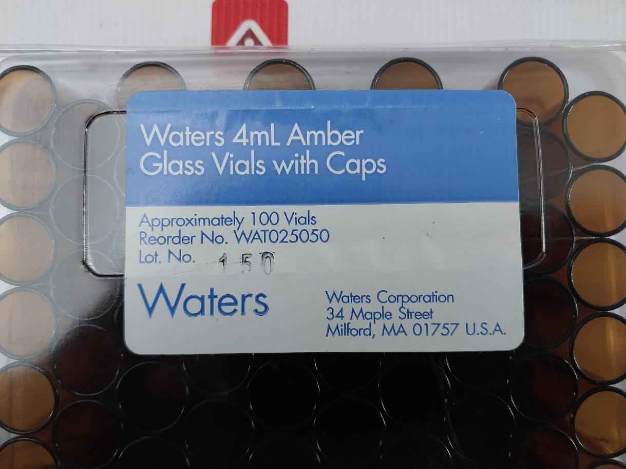 Waters Wat025050 Glass Vial With Cap