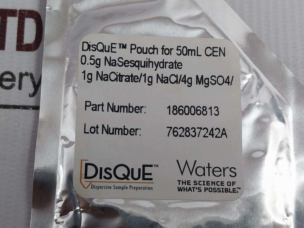 Waters 186006813 Disque Pouch Kit (1Box = 37 Packet)