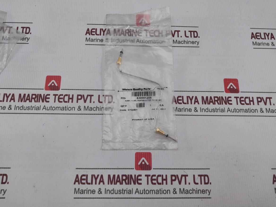 Waters 430001258 Transducer To Mixer Tube Assy