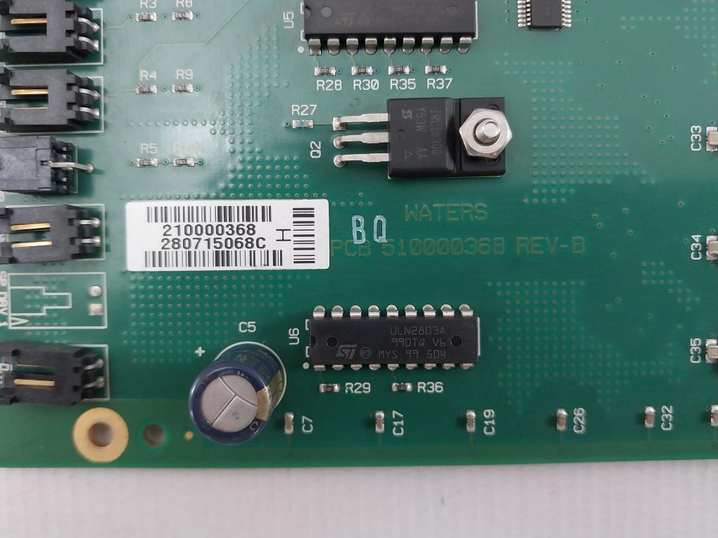 Waters 510000368 Printed Circuit Board Rev-b 94V-0