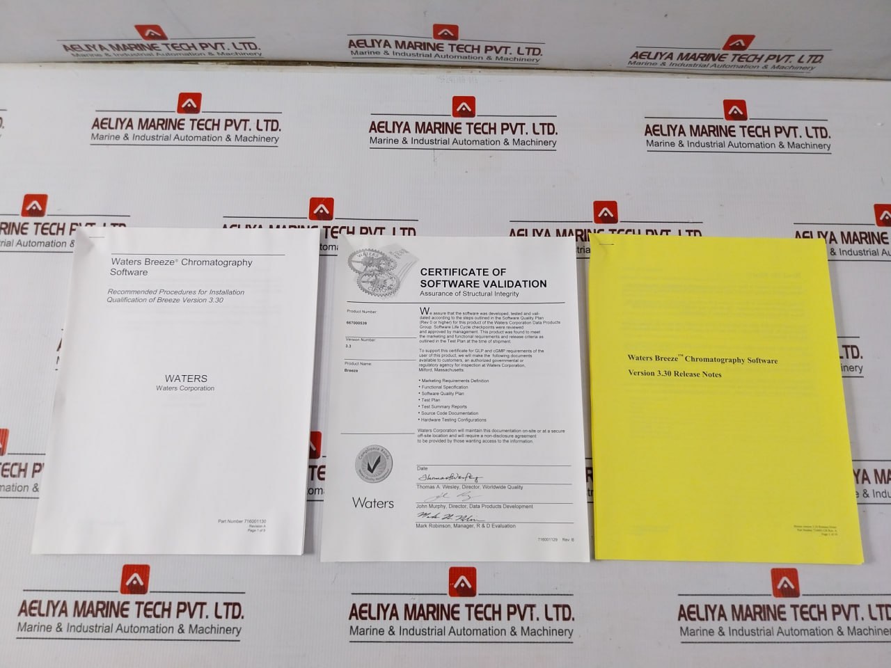 Waters 667000539 Breeze Software Tutorial, Key Disk, Manuals, Mousepad Kit V3.3