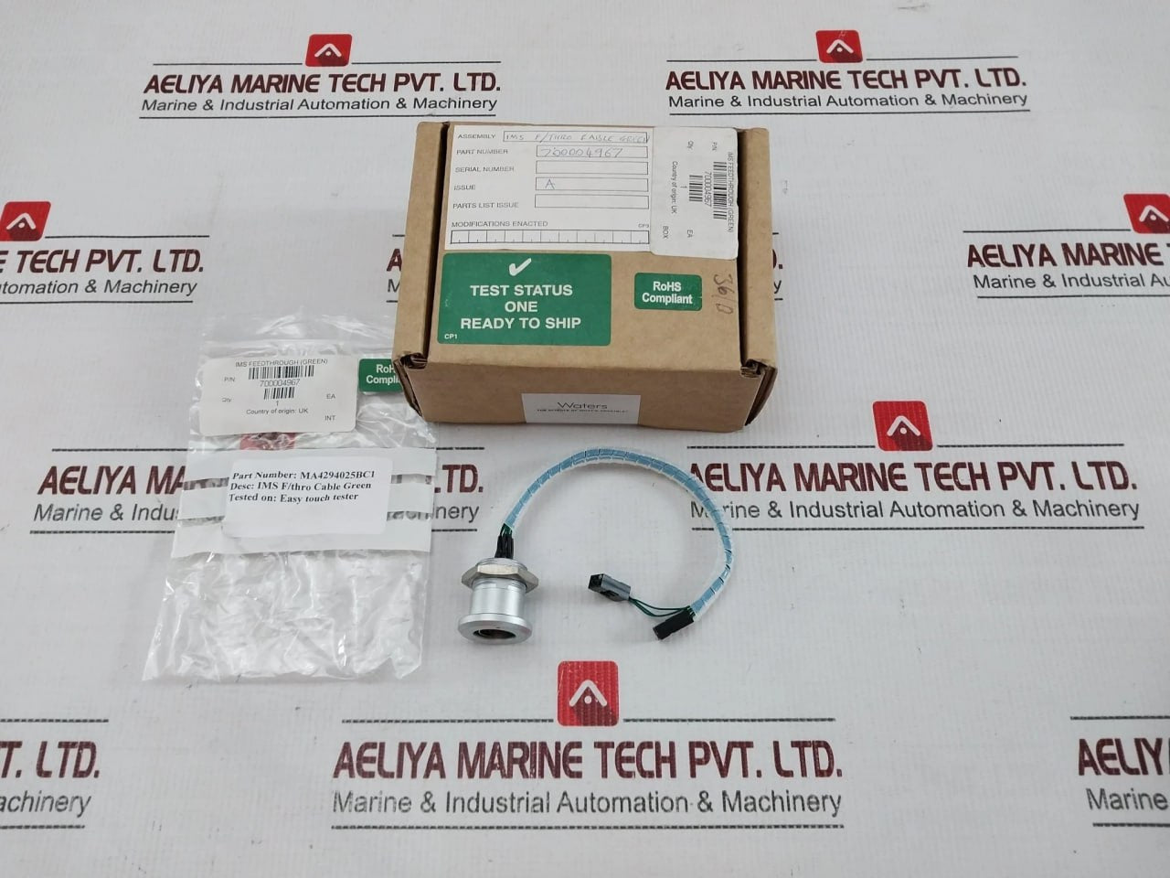 Waters 700004967 Ims F/Thro Cable Feedthrough (Green) Ma4294025Bc1