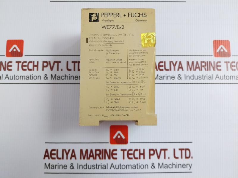 We77/Ex2 Switch Amplifier 250Vac/4A/500Va Pepperl+Fuchs