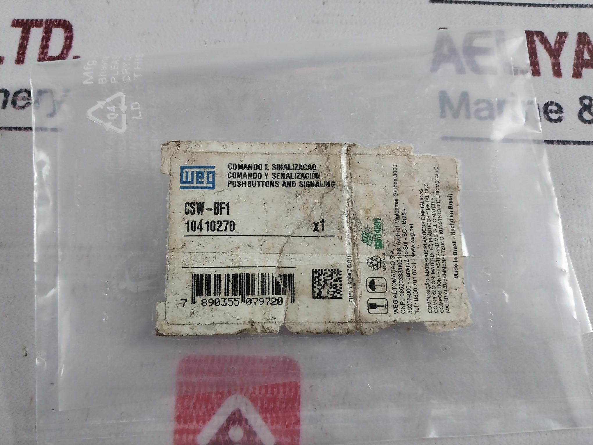 Weg Csw-bf1 Pushbuttons And Signaling Switch 10410270