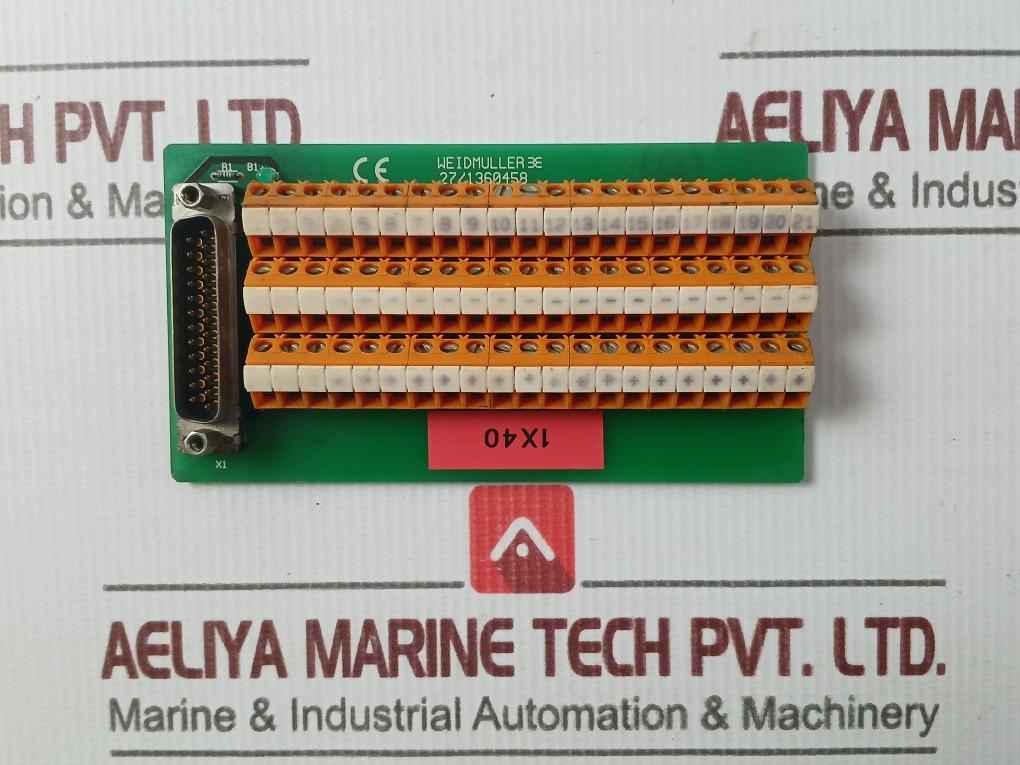 Weidmuller 27/1360458 Interface Board 1X40
