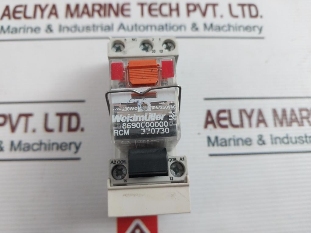 Weidmuller 8690000000 Relay With Base Rcm 370730