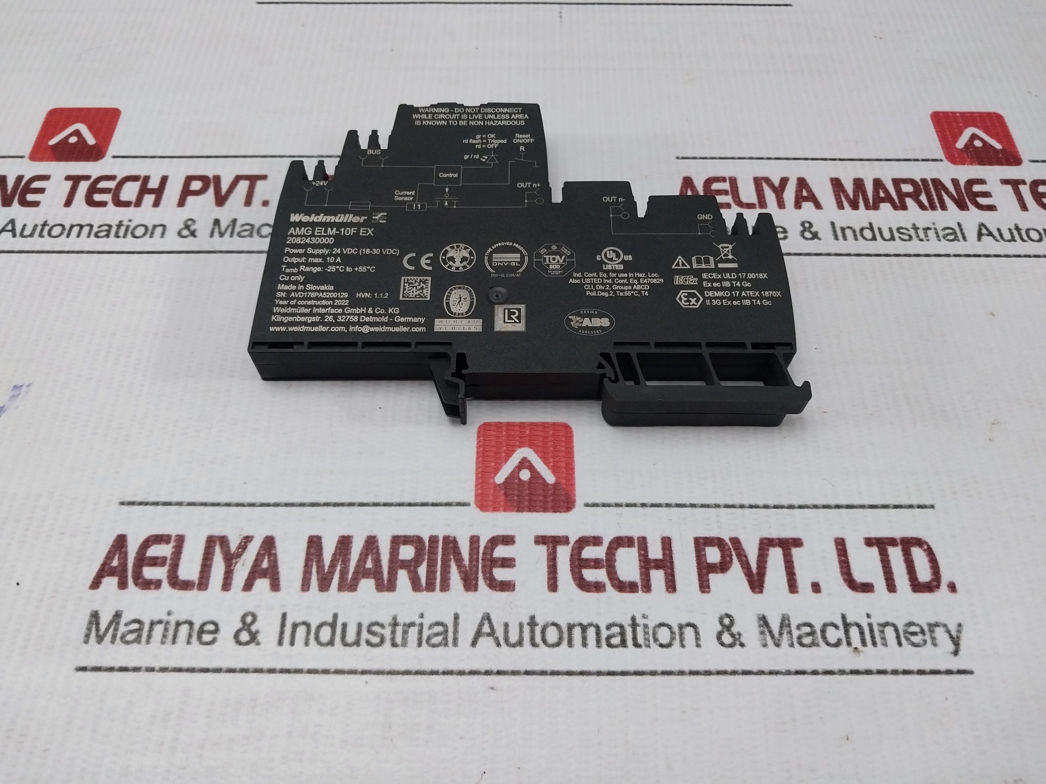 Amg Elm-10F Ex Load Monitoring Module 24Vdc Weidmuller