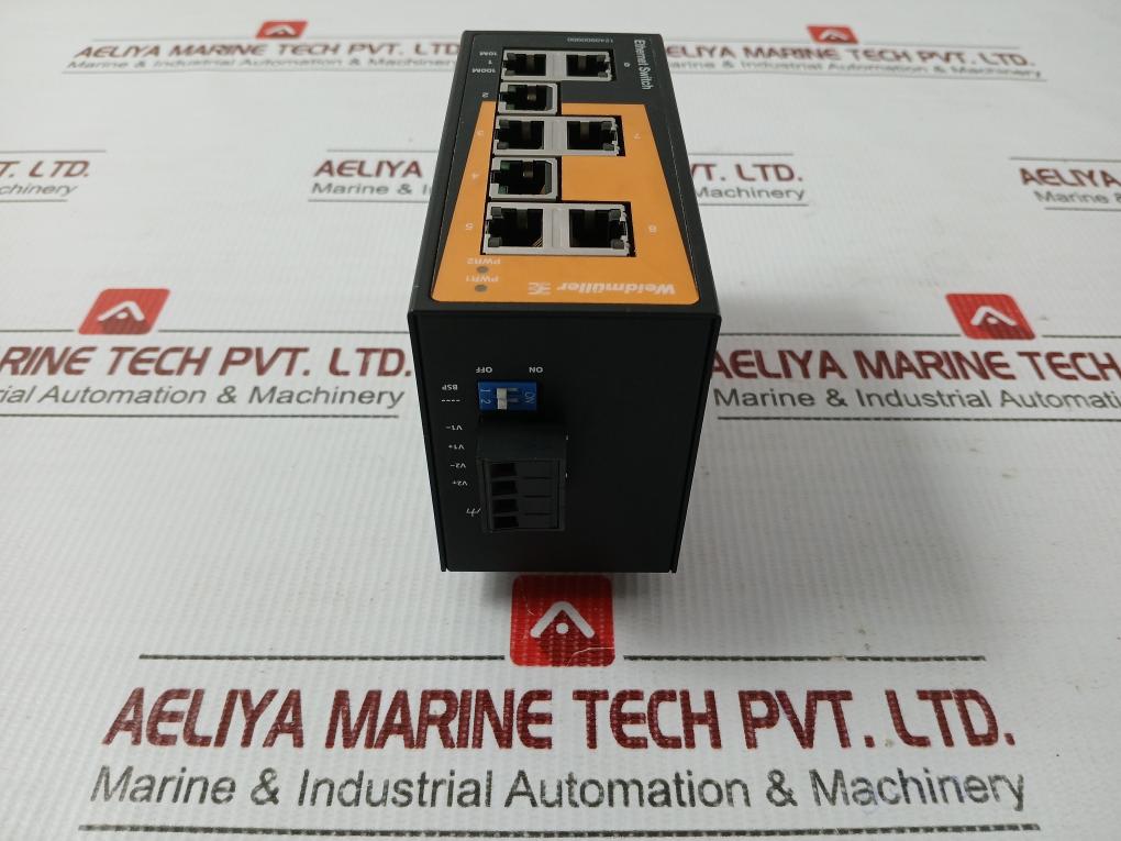 Weidmuller Input-12/24/48Vdc 1240900000 Ethernet Switch 3093001000104