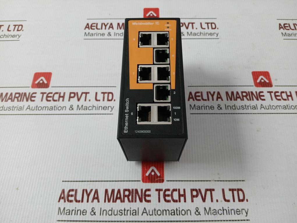 Weidmuller Input-12/24/48Vdc 1240900000 Ethernet Switch 3093001000104